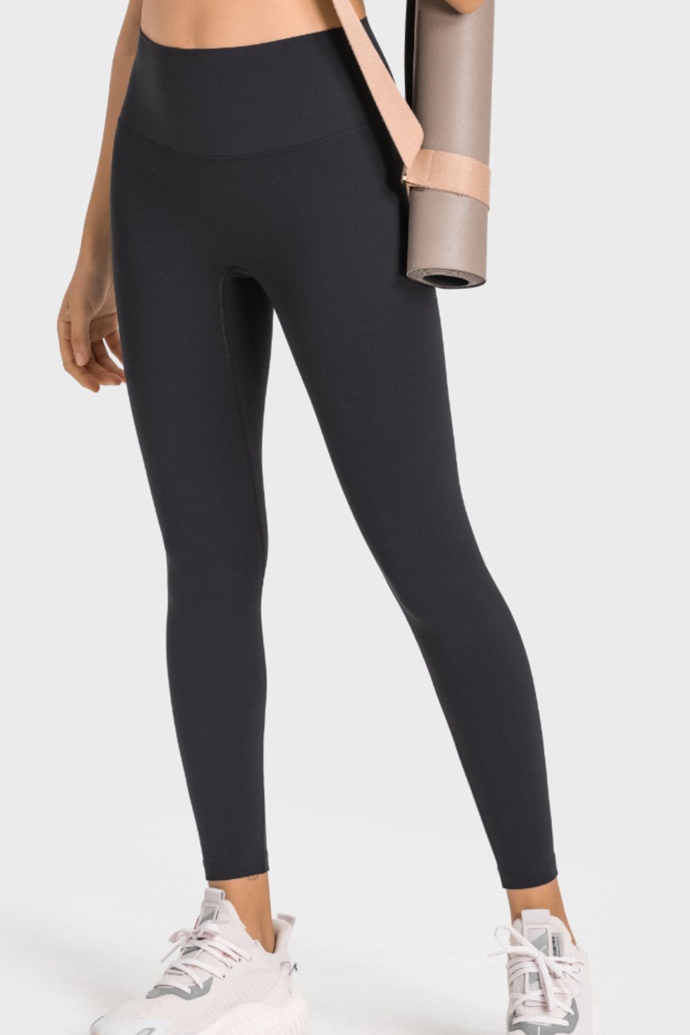 High-Rise Wide Waistband Yoga Leggings – Betty's & Bro's