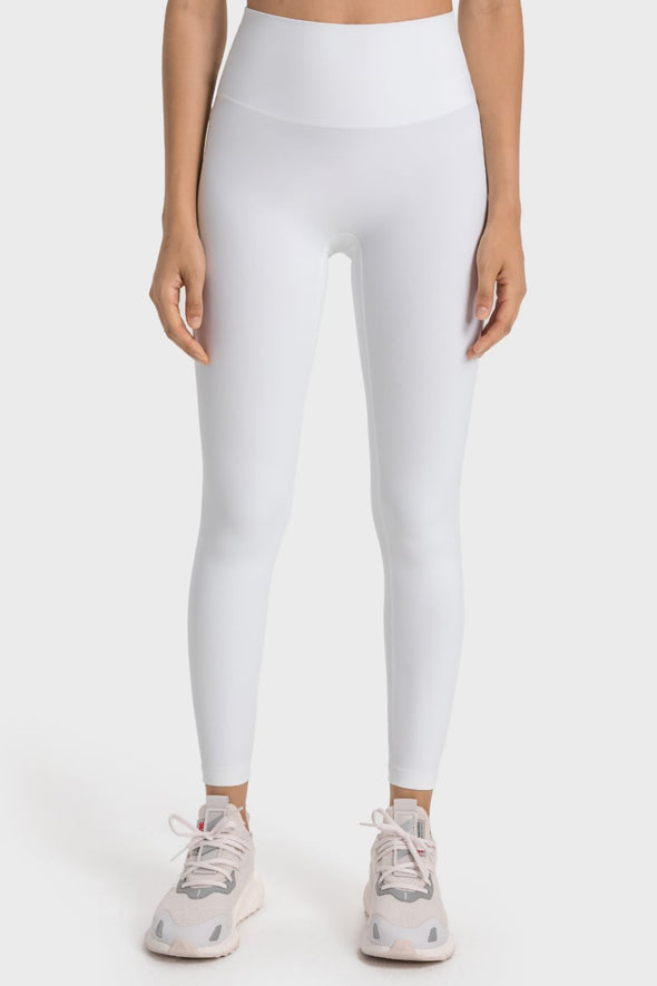 Yoga-Leggings mit hohem Bund und breitem Bund