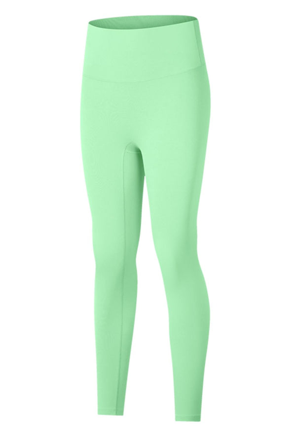 Yoga-Leggings mit hohem Bund und breitem Bund